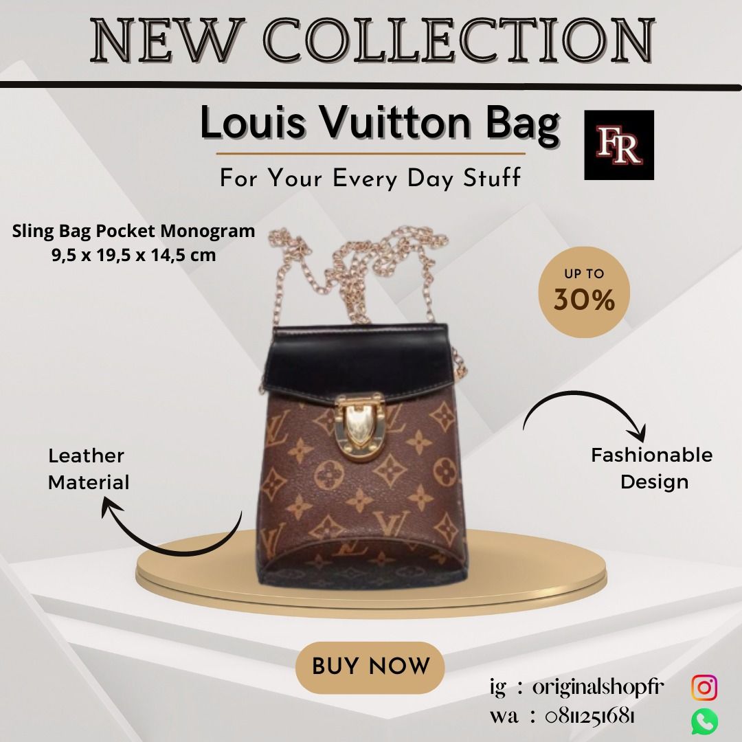 Tas louis vuitton wanita, Fesyen Wanita, Tas & Dompet di Carousell