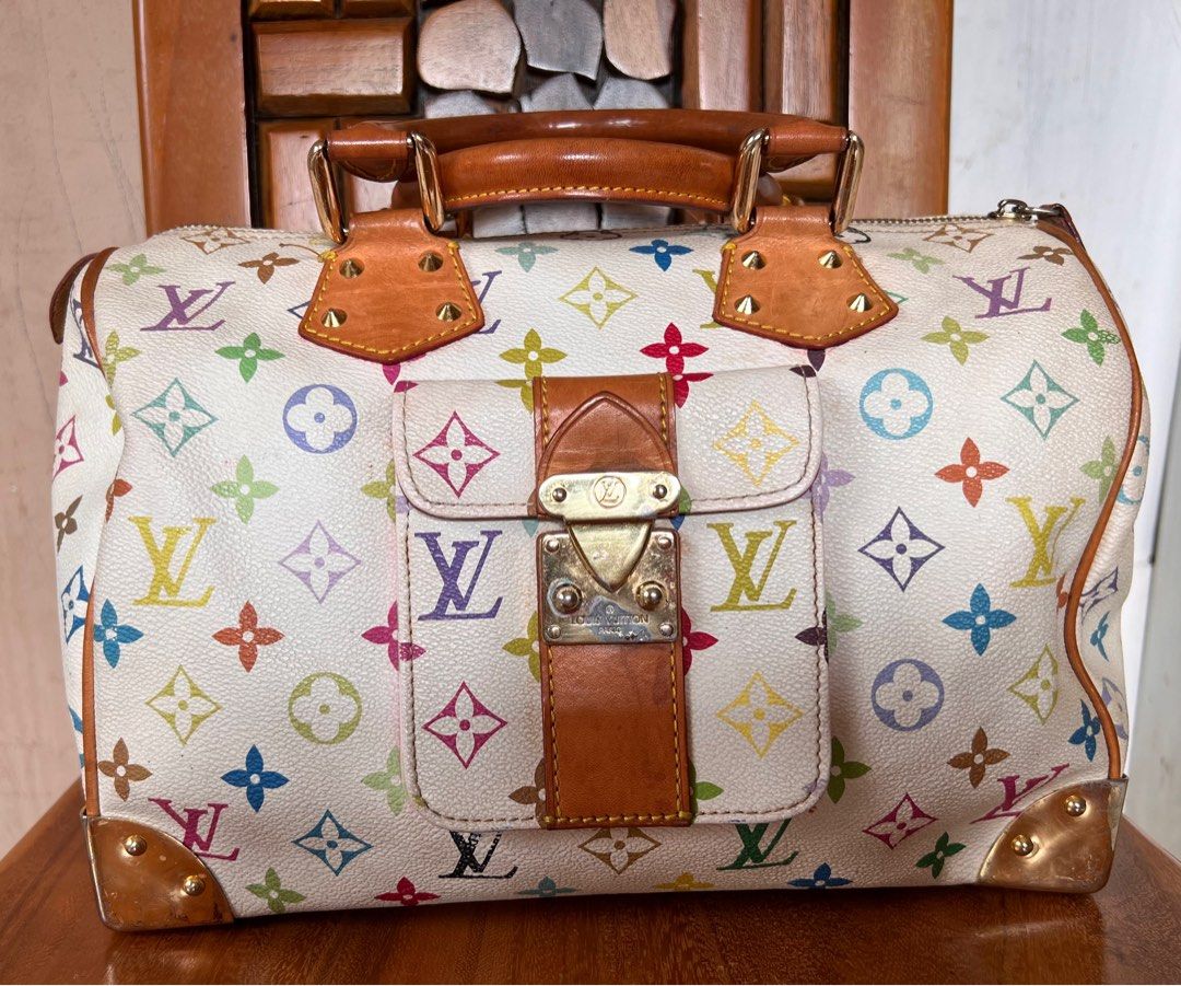 Tas lv multicolor white tipe speedy