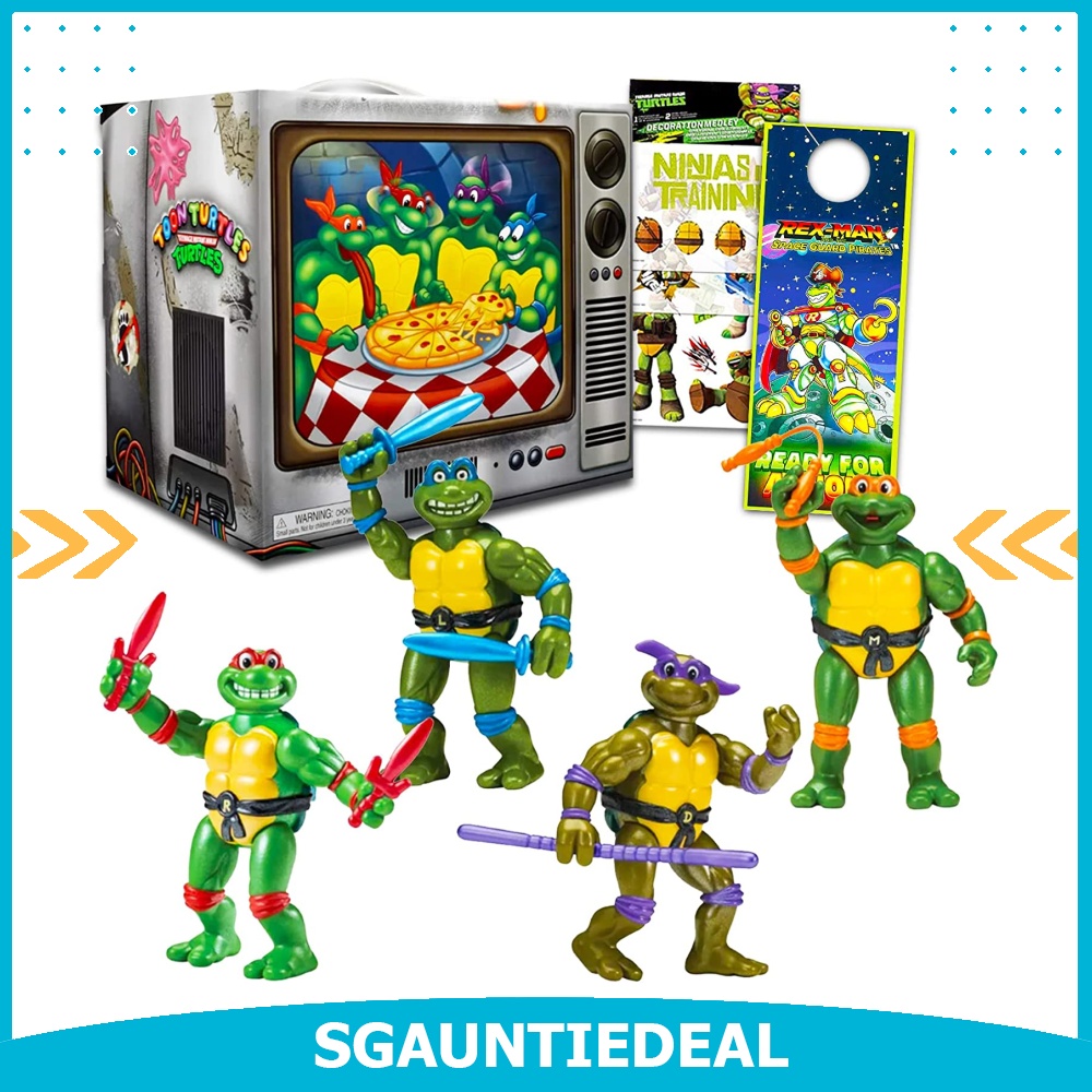 Teenage Mutant Ninja Turtles Mini Figures Collection - Bundle with 4 ...
