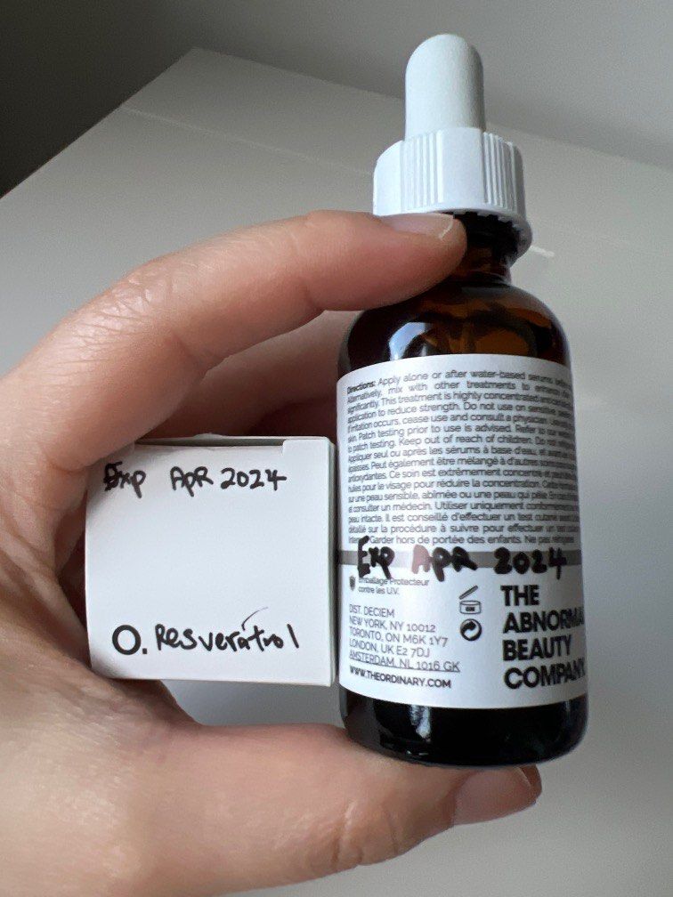 The Ordinary Resveratrol 3 + Ferulic Acid 3 30ml, Beauty & Personal