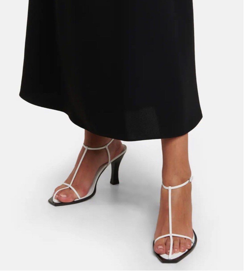 The row white heels sale