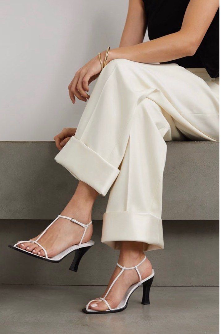 The row white heels on sale