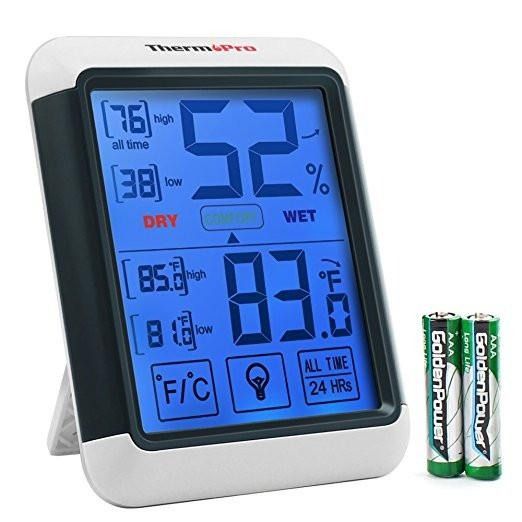 ThermoPro TP55 Digital Indoor Temperature and Humidity Monitor ...