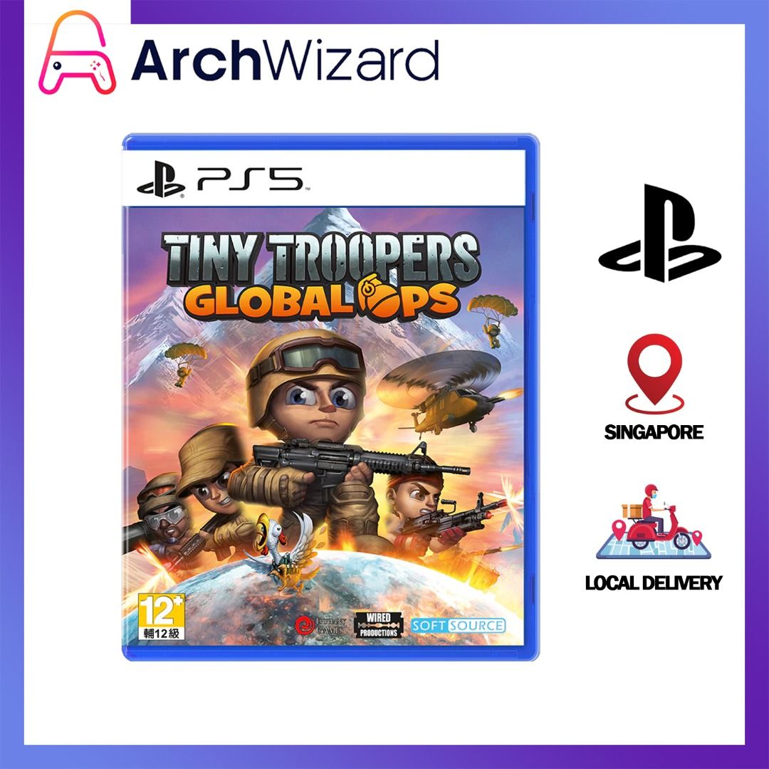 Tiny Troopers Global Ops 🍭 PlayStation 5 PS5 Game - ArchWizard, Hobbies &  Toys, Toys & Games on Carousell