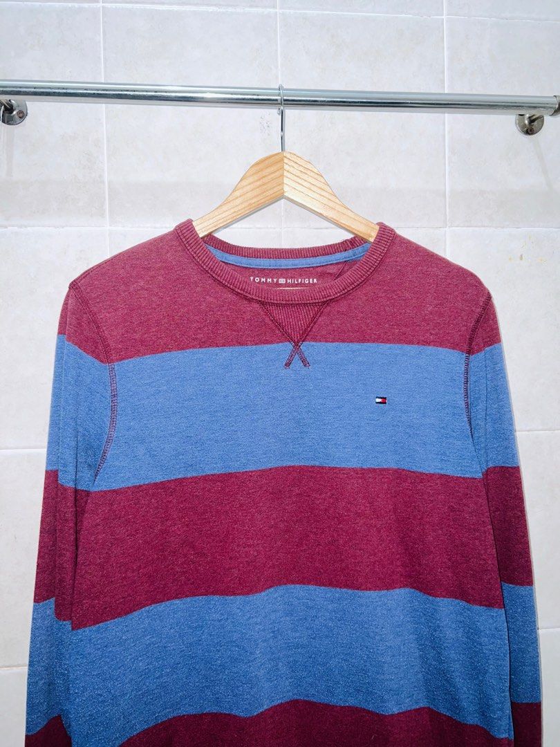 Tommy hilfiger striped sweatshirt online