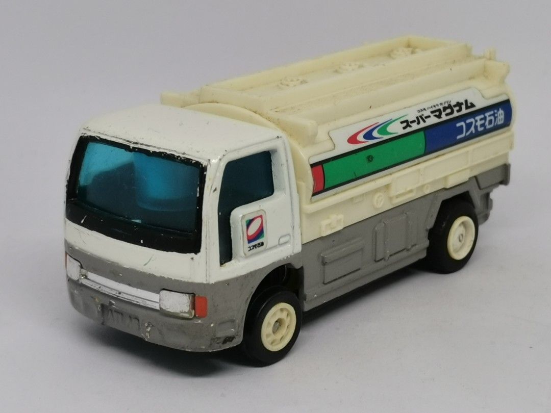 Tomy Tomica Town Cosmo Gas Station Diorama With Tanker Truck, Hobbies