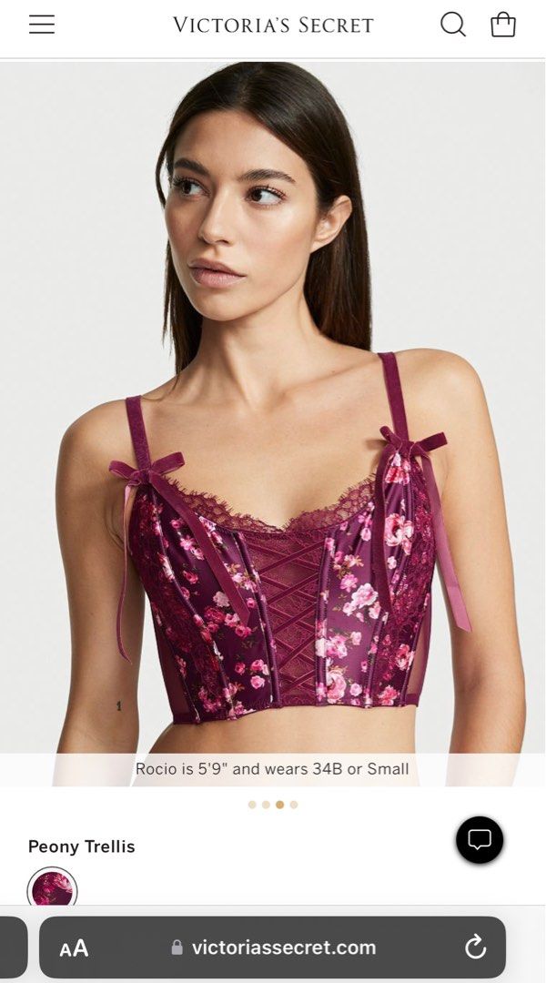 Victoria's Secret Unlined Lace-Up Corset Top , Women's Fashion, New  Undergarments & Loungewear on Carousell