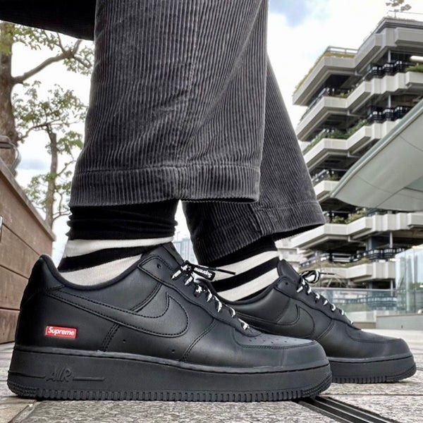 US9 /9.5/10 |SUPREME X NIKE Air Force 1 Low Black