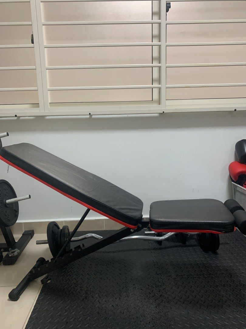 Used Gym Bench, Sports Equipment, Exercise & Fitness, Weights