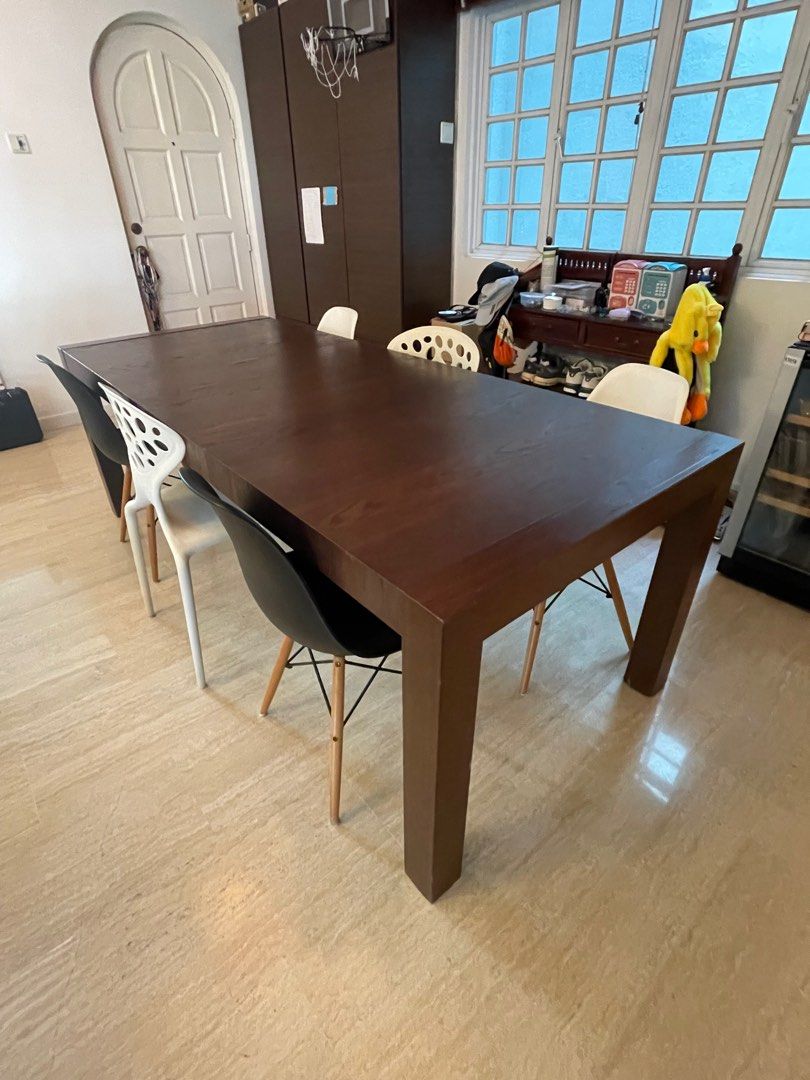 Used IKEA Dining table 6 chairs