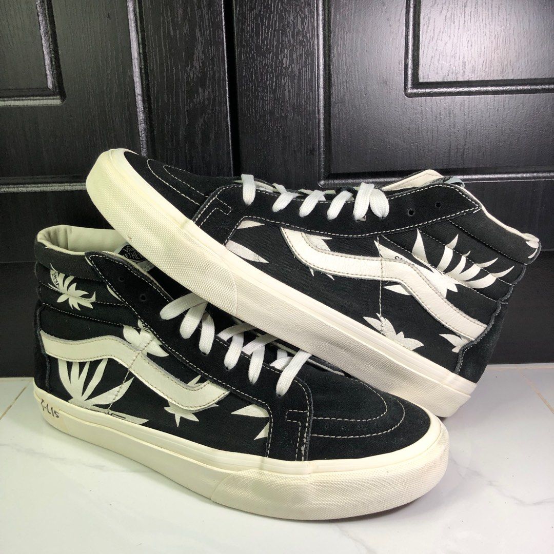 VANS SK8 HI MARIJUANA PALM LEAF Men s Fashion Footwear Sneakers