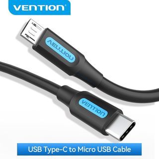 Vention USB C to Micro B Cable USB 2.0 for Samsung Huawei Xiaomi Meizu MacBook Micro USB to Type C Cable