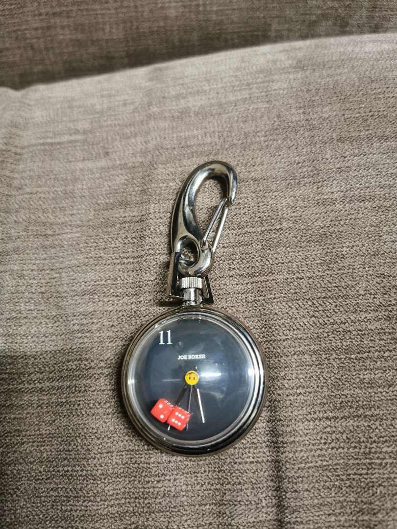 Vintage Timex Joe Boxer Pocket Watch with Dice, Men's Fashion, Watches