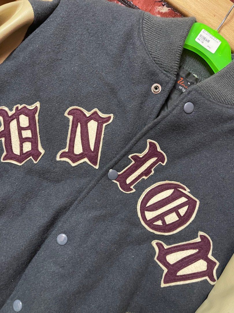 Deathworld varsity green best sale jacket