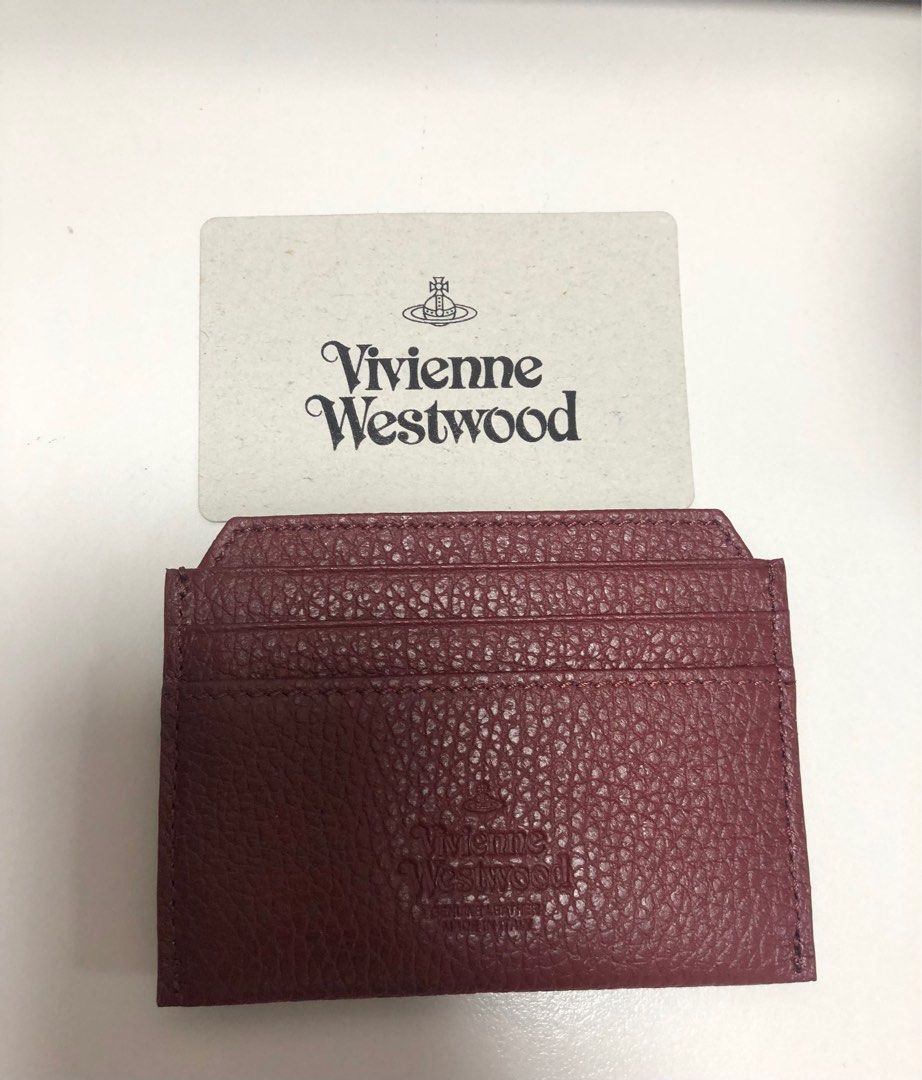 Vivienne Westwood Burgundy Cardholder, Men