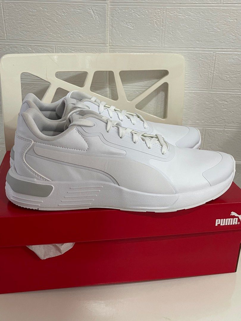 White Puma casual school shoes