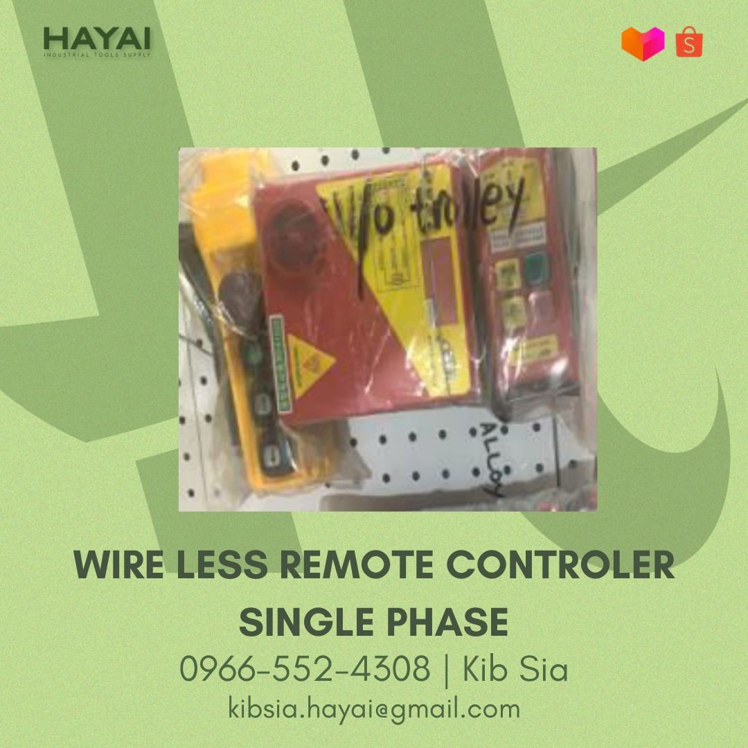 Wireless Remote Controller Single Phase on Carousell