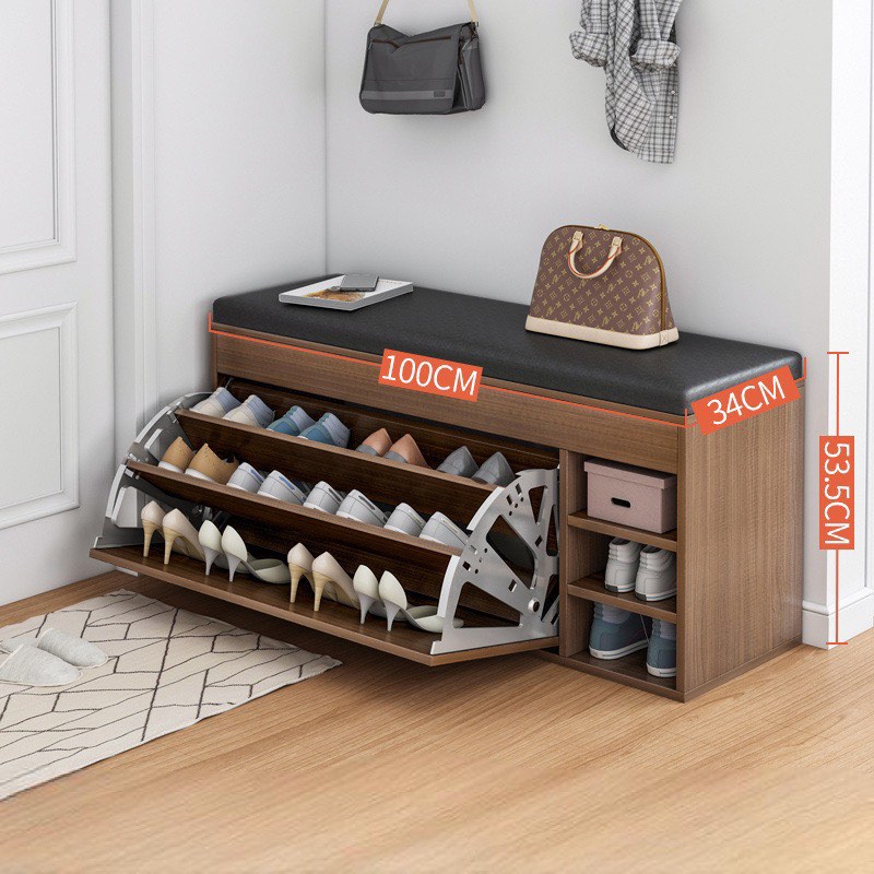 Modern wooden shoe rack best sale