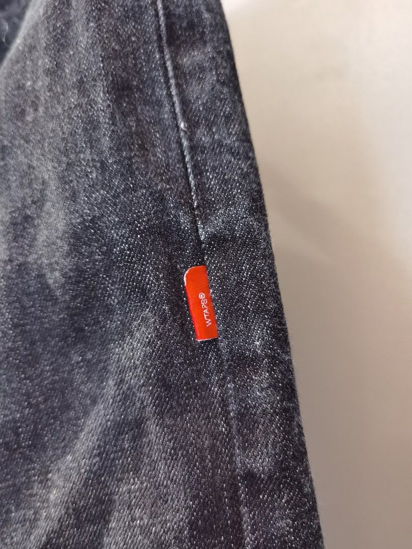 Wtaps Authentic Jeans (Category: Jeans) located in Quezon City. Submitted by migz.consengco (Listing ID 1233770334, Image 2). Description: Wtaps Jeans Authentic Size L on tags but fits to M Dimension Waist 32 Length 40 Mode of deliver and payment GCash CASH on delivery Jrs lbc gogoexpress.
