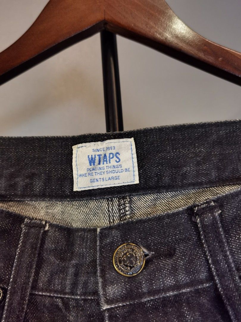 Wtaps Authentic Jeans (Category: Jeans) located in Quezon City. Submitted by migz.consengco (Listing ID 1233770334, Image 3). Description: Wtaps Jeans Authentic Size L on tags but fits to M Dimension Waist 32 Length 40 Mode of deliver and payment GCash CASH on delivery Jrs lbc gogoexpress.