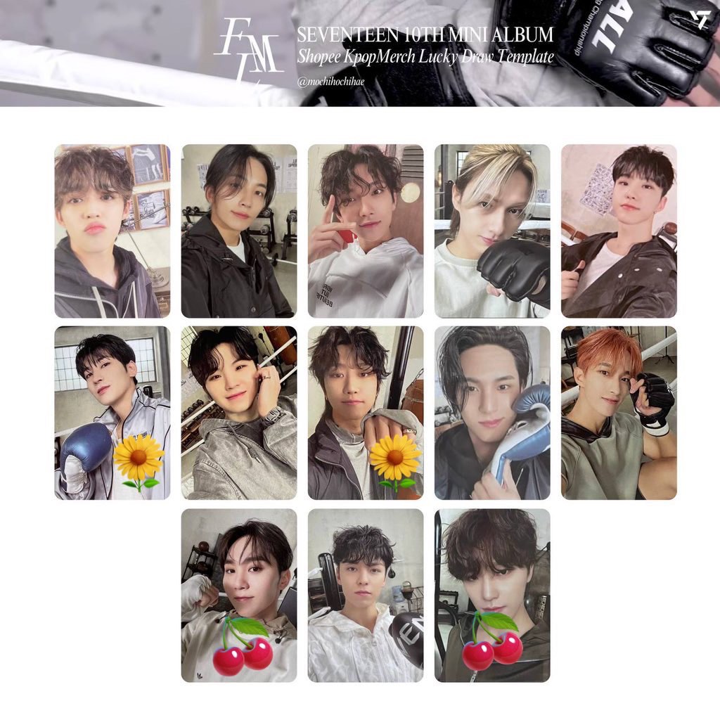 SEVENTEEN SHOPEE kpopmerch 91枚 SEVENTEEN SHOPEE kpopmerch セット