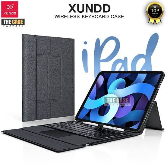 Xundd Ipad Pro 12.9 Wireless keyboard case with touchpad (Category: Computer Keyboard) located in Muntinlupa City. Submitted by slaybabee (Listing ID 1233809776, Image 1). Description: Good as new.