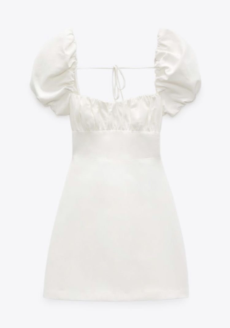 Zara linen dress, Women's Fashion, Dresses & Sets, Dresses on Carousell