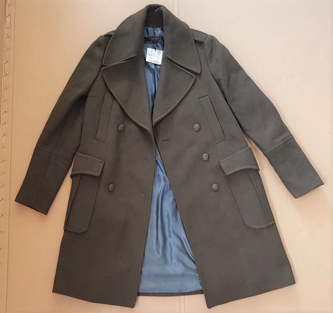 Zara Military Coat Zara Mens Khaki Jacket Military Jacket Zara