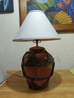 1 pc of Native Ceramic Whicker Lamp