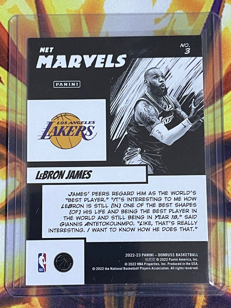  LeBron James 2022 2023 Donruss Basketball Series Mint Card #128  picturing him in his Gold Los Angeles Lakers Jersey : Collectibles & Fine  Art