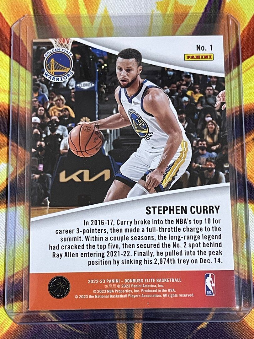  Stephen Curry 2022 2023 Donruss Basketball Series Mint