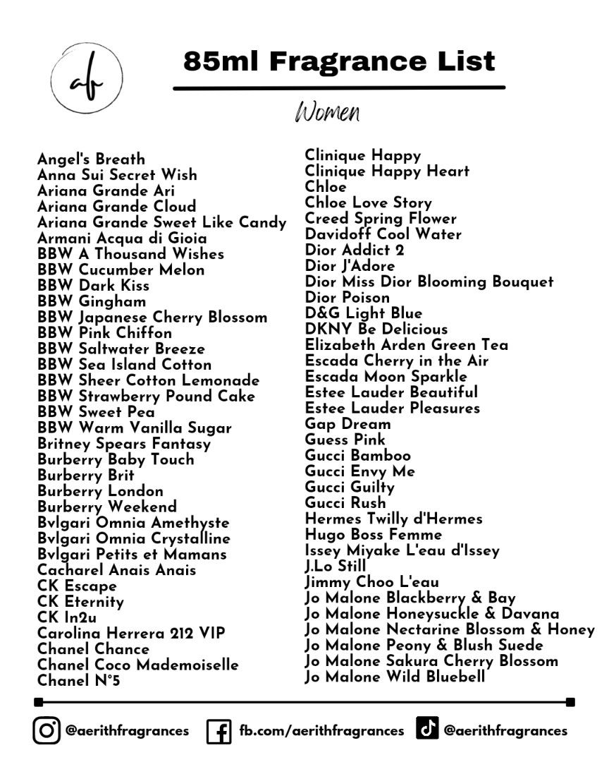 25 Oil Based Perfume, Beauty & Personal Care, Fragrance & Deodorants