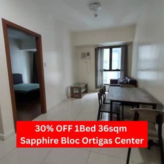 30% Mark Down For Sale 1Bedroom 36 sqm Sapphire Bloc Ortigas
