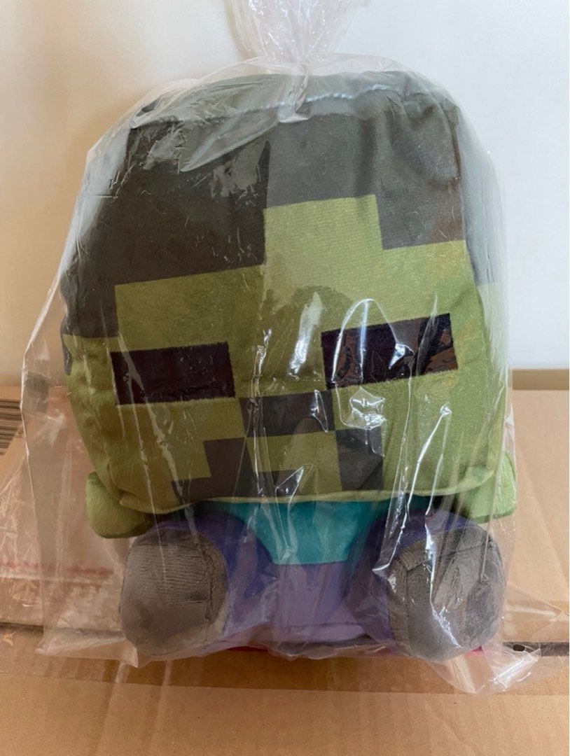 30cm Minecraft Deformed Big plushy Zombie, Hobbies & Toys, Toys & Games