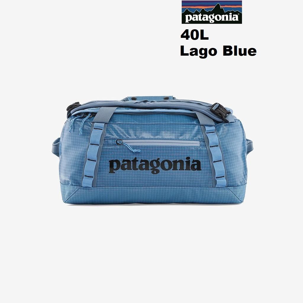 Patagonia blue duffel bag clearance