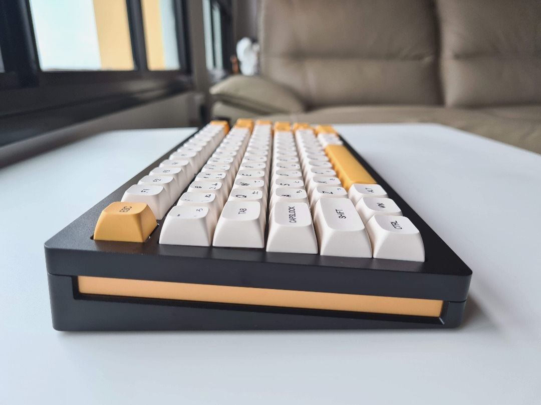 75% Custom Mechanical Keyboard (Honeymilk2605) - Fully Modded Aluminium ...