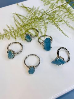 水晶之境 水晶 礦石 海藍寶 藍色系水晶 水晶戒指 水晶DIY