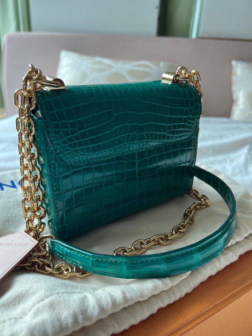 Louis Vuitton Bag Twist Crocodile Coral Pink | 3D model