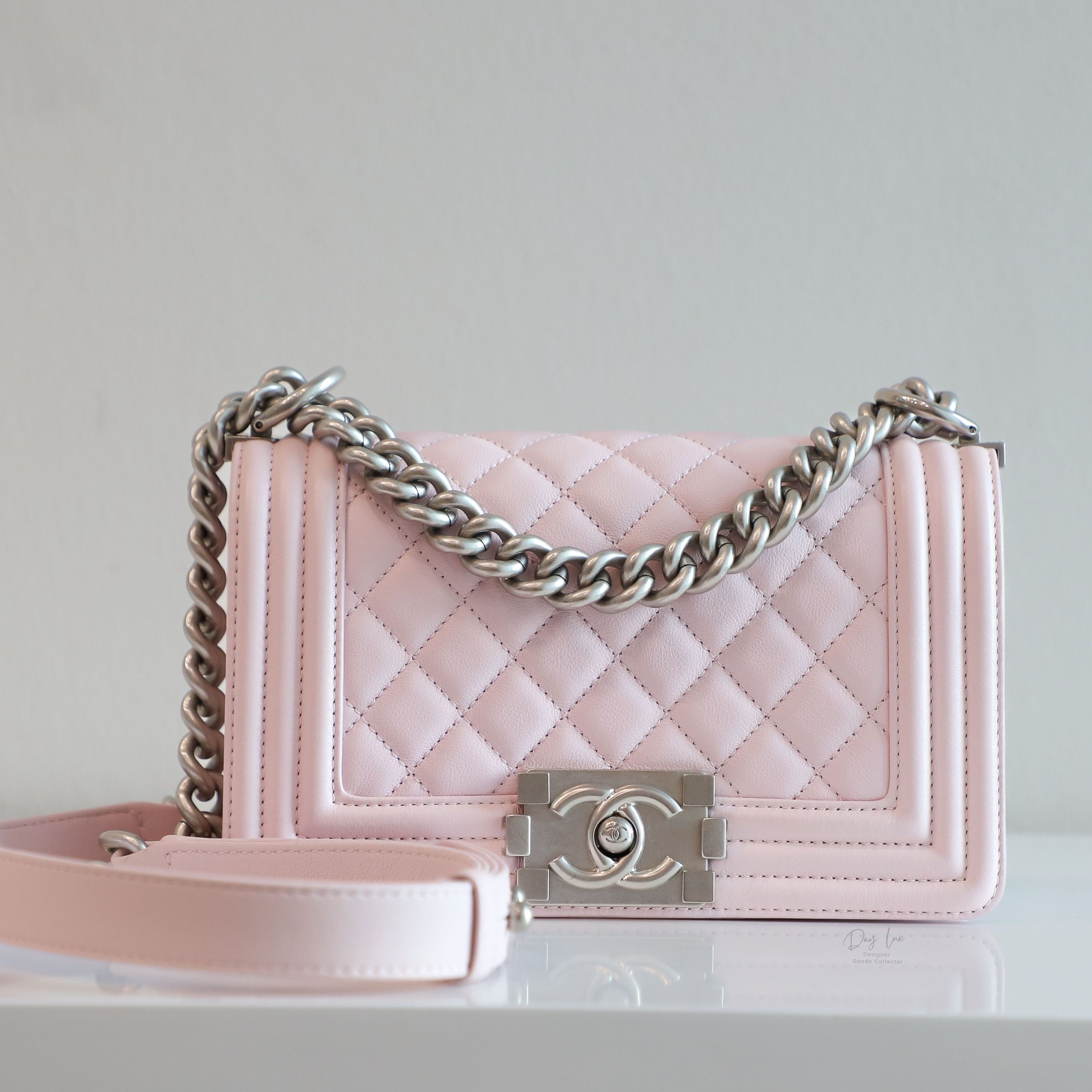 BEST PRICE CHANEL BOY SMALL PASTEL PINK 22P NOT 23B 23A 23K