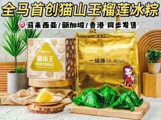 猫山王榴莲冰粽 Musang King Durian Ice Dumpling