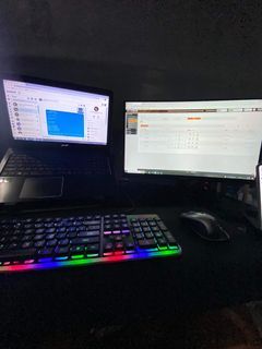 Acer Laptop with 23’ monitor