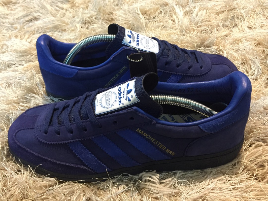Adidas Manchester marine for sale, Men's Fashion, Footwear, shoes Carousell