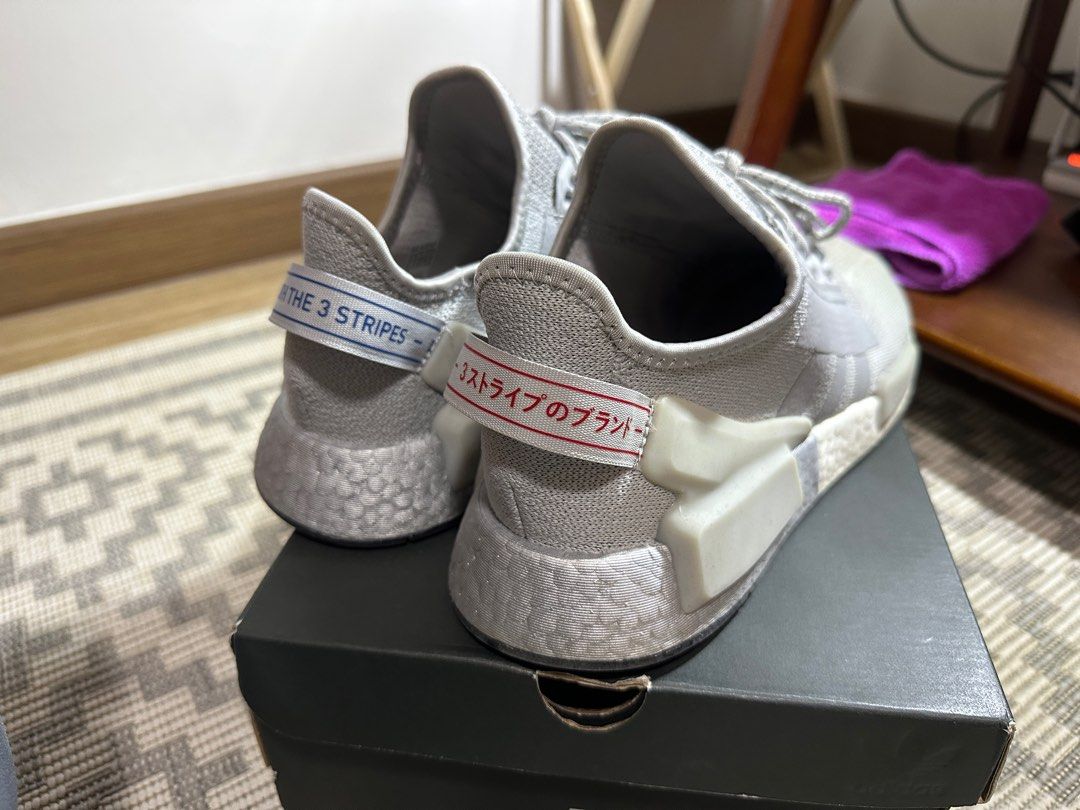 Adidas NMD R1 V2 Grey/Silver, Men's Fashion, Footwear, Casual shoes on  Carousell