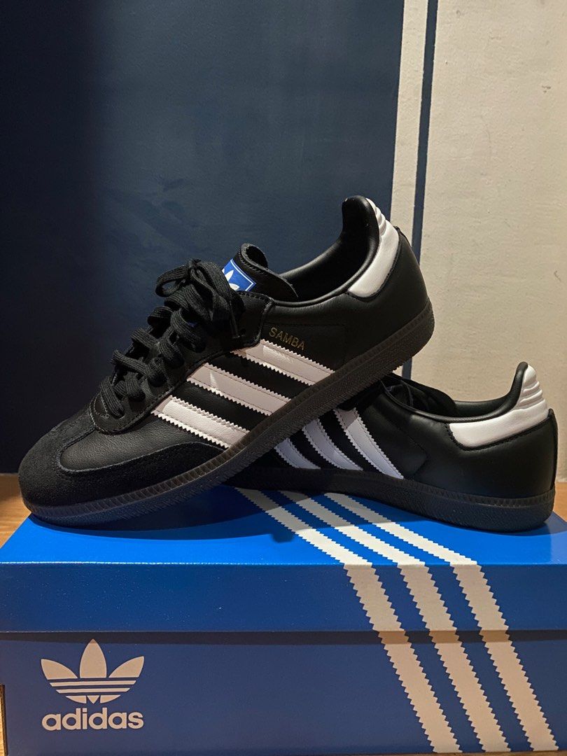 adidas samba black on feet