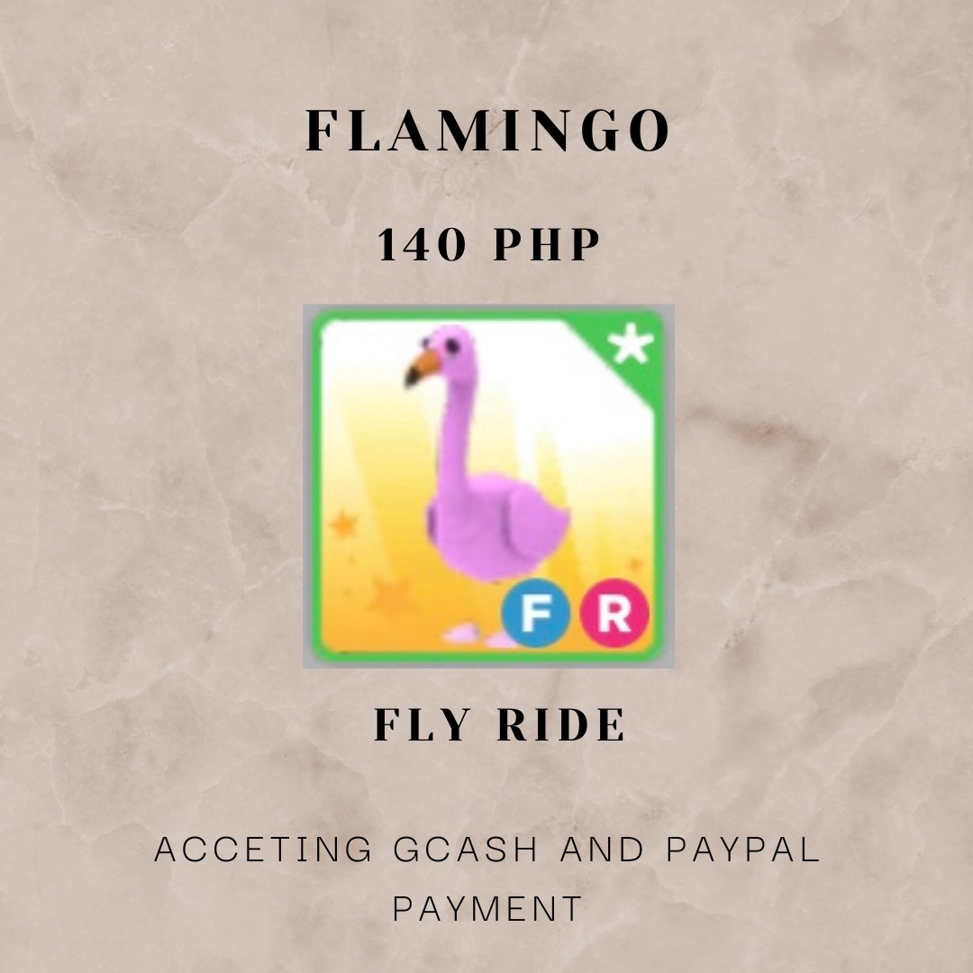 Adopt Me Pets Flamingo on Carousell