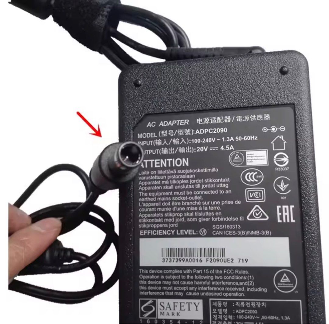 ADPC2090 Power adaptor, Computers & Tech, Parts & Accessories, Cables ...