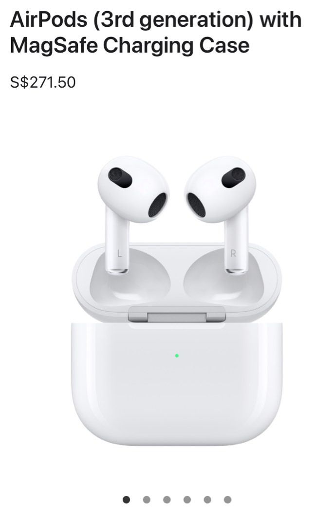 MagSafe AirPods gen 3 (wireless charging), Audio, Earphones on Carousell