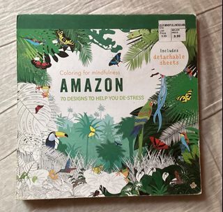 Amazon Coloring Book for Mindfulness | Detachable Sheets