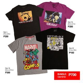 Anime T shirt, Marvel