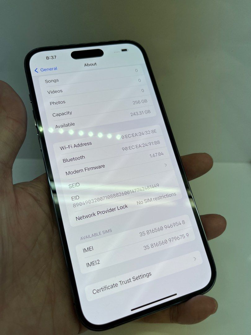 🍎Apple IPhone 14 Pro Max 256Gb, Deep Purple in Color, 2 Months